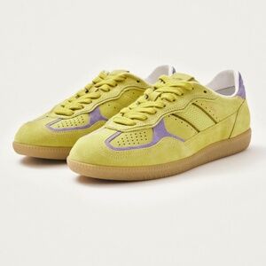 ALOHAS Tb.490 Rife Acid Green Leather Sneakers Size 10-10.5